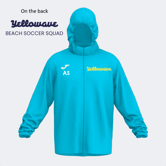 Yellowave Beach Soccer Shower Jacket Sky Adult (Rain)