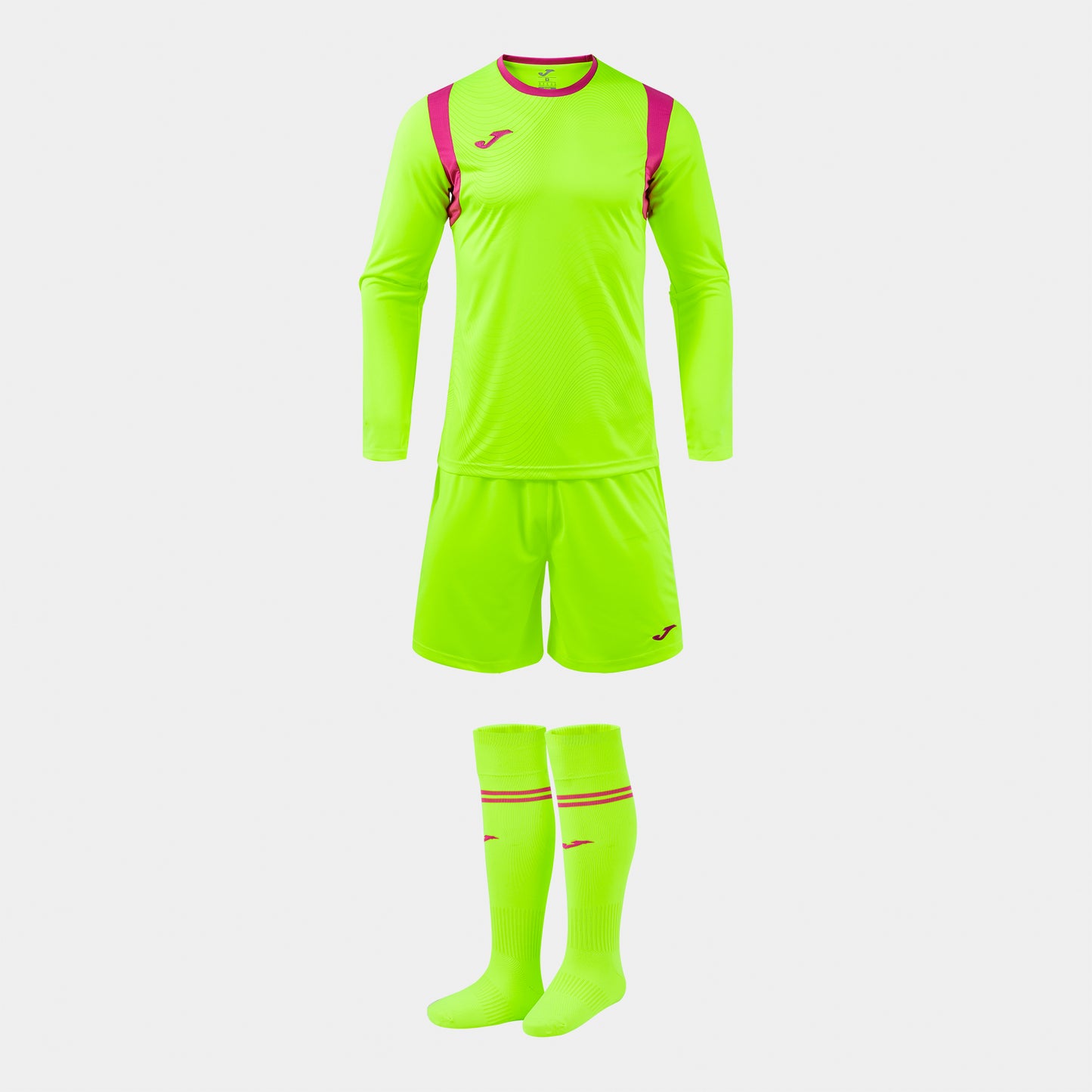 Joma Zamora XI Goal Keeper Set Yellow Pink Junior