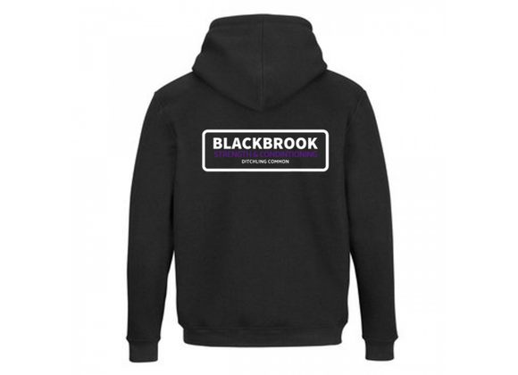Blackbrook S&C Zipped Hoody Black (UC)