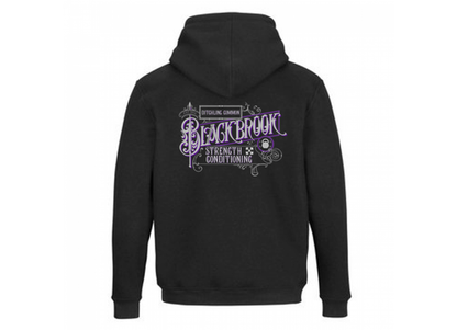 Blackbrook S&C Zipped Hoody Black (UC)