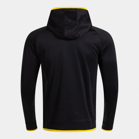 Joma Combi Premium Hoodie Black Yellow Adult