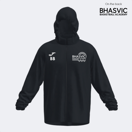 BHASVIC BASKETBALL Shower Jacket Black (Rain)