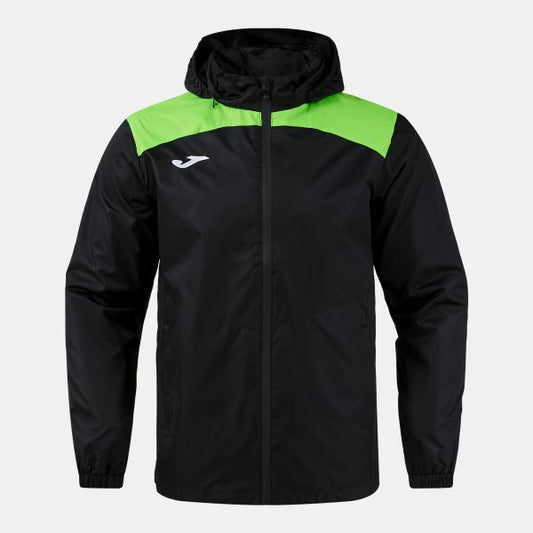 Joma Trivor 2 Rain Jacket Black Green Adult