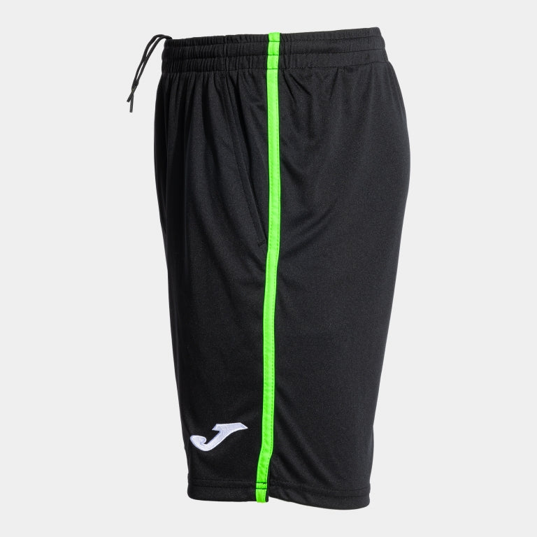 Joma Open III Shorts Black Green Junior