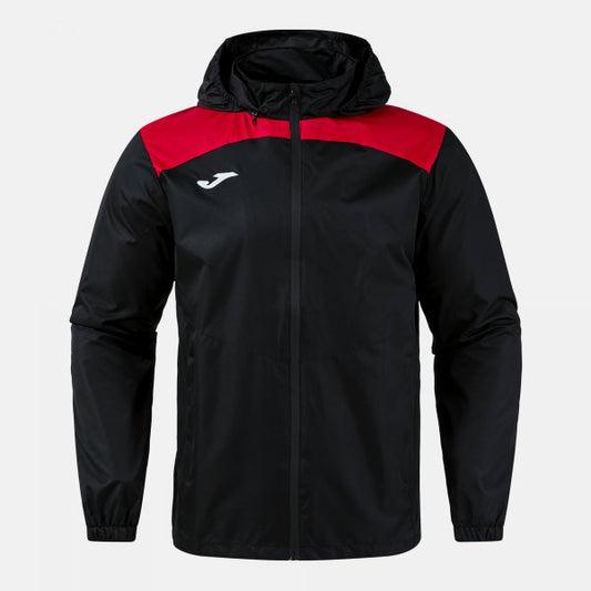 Joma Trivor 2 Rain Jacket Black Red Adult