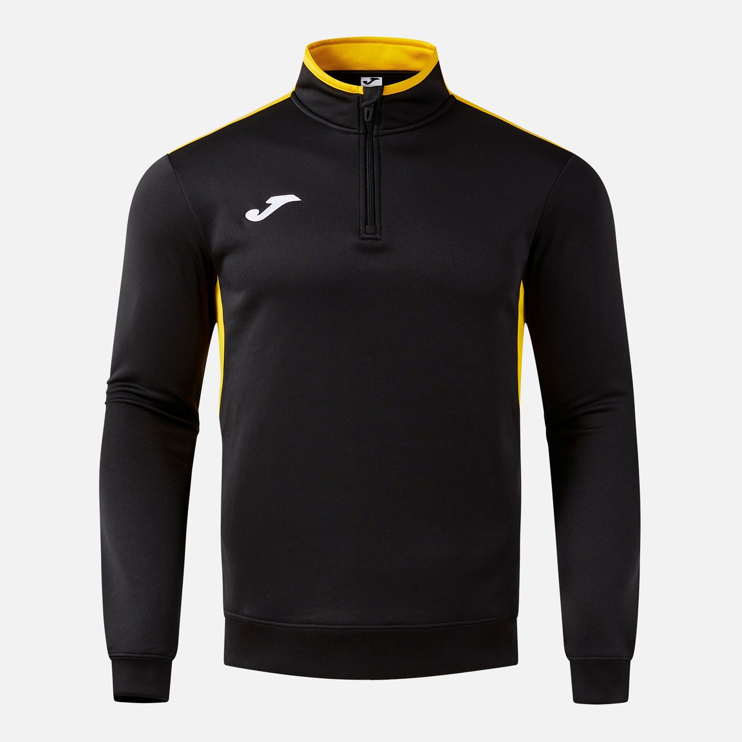 Joma Winner 4 1/4 Zip Black Yellow Adult
