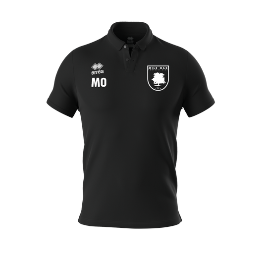 Mile Oak FC Polo Shirt Adults Black (Alex)