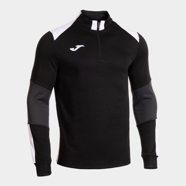 Joma Danubio 4 1/4 Zip Black Anthracite Adult