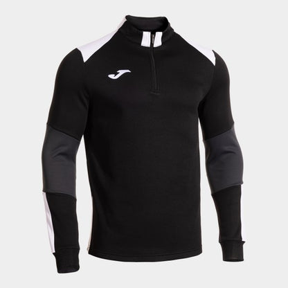 Joma Danubio 4 1/4 Zip Black Anthracite Adult