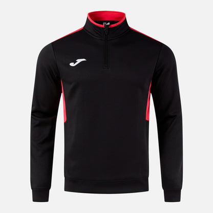 Joma Winner 4 1/4 Zip Black Fuchsia Adult