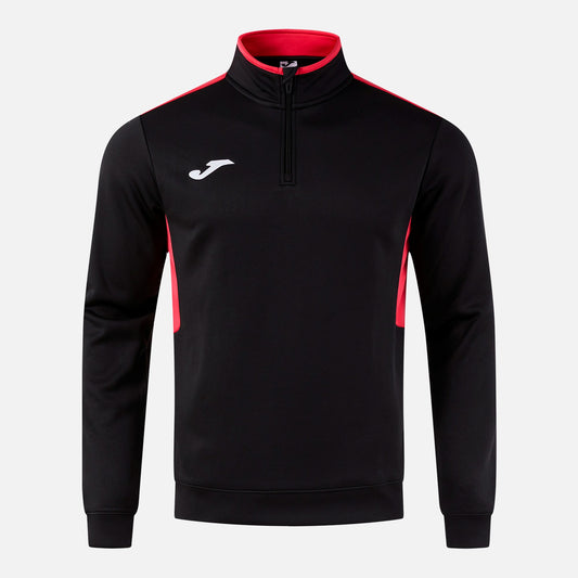 Joma Winner 4 1/4 Zip Black Fuchsia Adult
