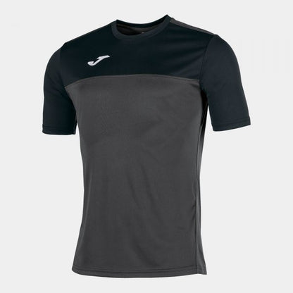 Joma Winner Tee Black Grey Junior