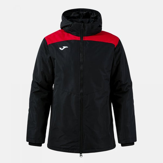 Joma Trivor 2 Winter Coat Black Red Junior