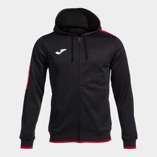 Joma Olimpiada Hoodie Black Red Adult