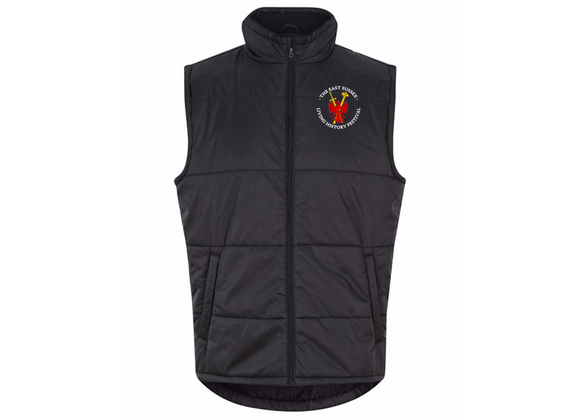 The East Sussex Living History Festival Black Bodywarmer (PorRTX)