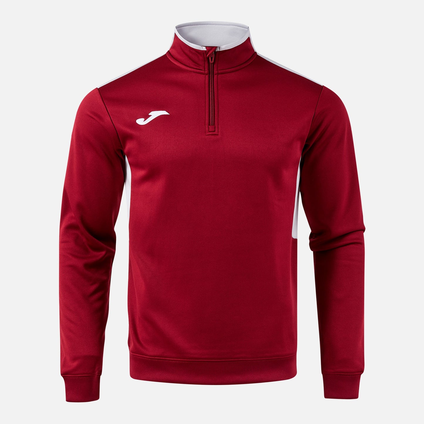 Joma Winner 4 1/4 Zip Burgundy Grey Junior