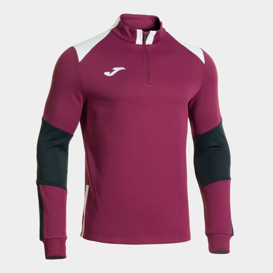 Joma Danubio 4 1/4 Zip Maroon Navy Adult