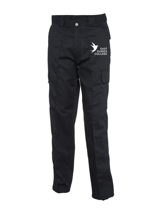 East Sussex College UPS Cargo Trousers Black (UC)