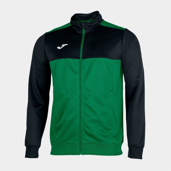 Joma Winner Track Jacket Green Black Junior