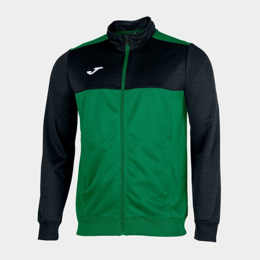 Joma Winner Track Jacket Green Black Adult