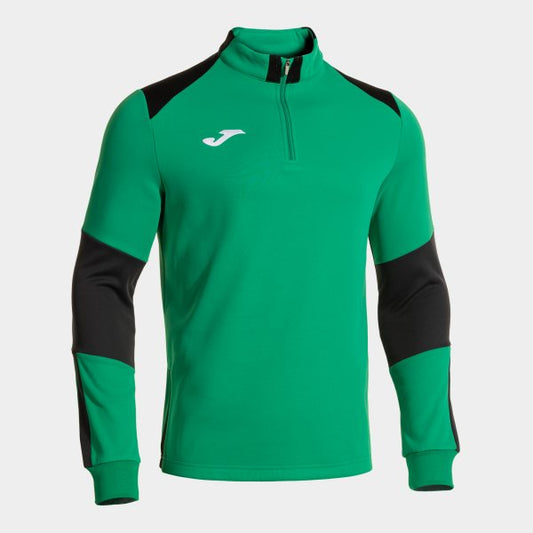 Joma Danubio 4 1/4 Zip Green Black Junior