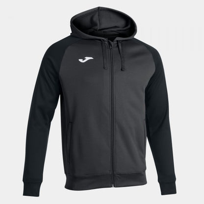 Joma Academy 4 Hoodie Grey Black Junior
