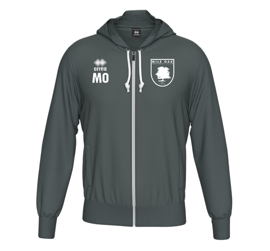 Mile Oak FC Zipped Hoodie Junior Grey (Jacob)
