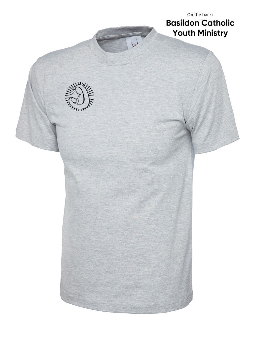 Our Lady and All Saints Youth Tee Grey Junior (UC)