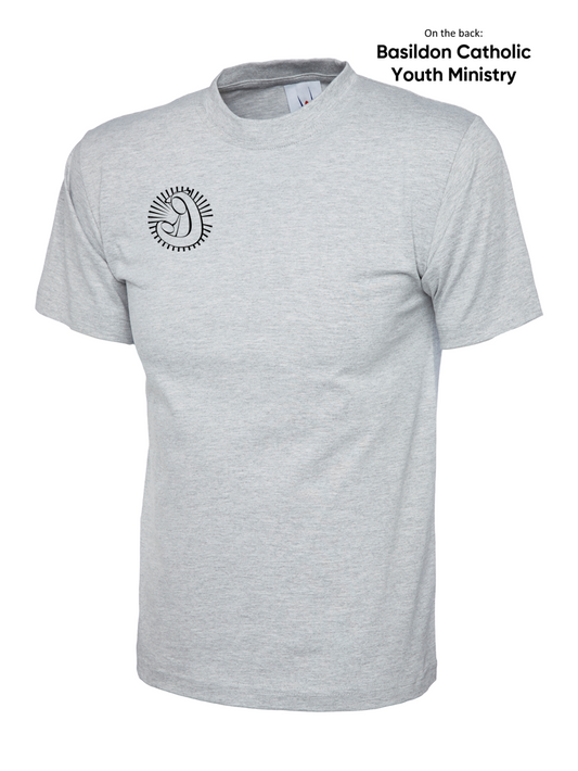 Our Lady and All Saints Youth Tee Grey Junior (UC)