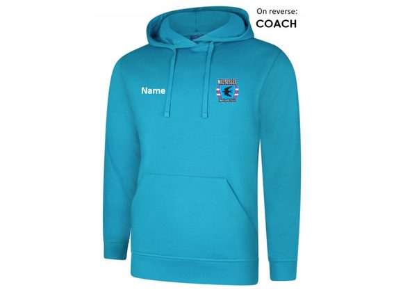 Mid Sussex Netball Junior Helpers Hoody Sapphire Blue (UC)