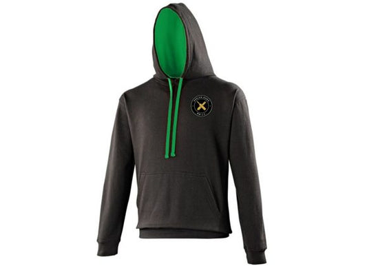 Hadlow Down Hoody Black/Green (Varsity)