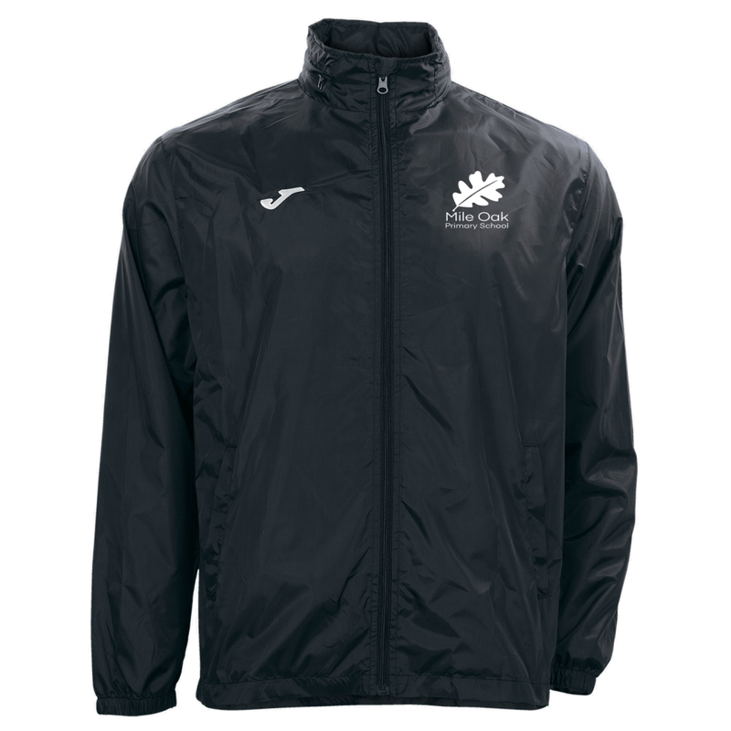Mile Oak Primary Staff Shower Jacket Black (Rain)
