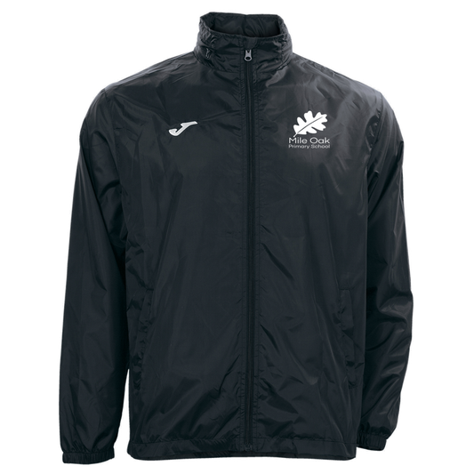 Mile Oak Primary Staff Shower Jacket Black (Rain)