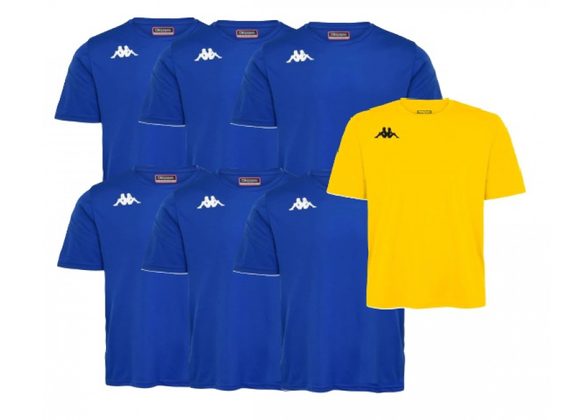 SALE - 6 x Kappa Youths Shirts plus GK Shirt PRINTED