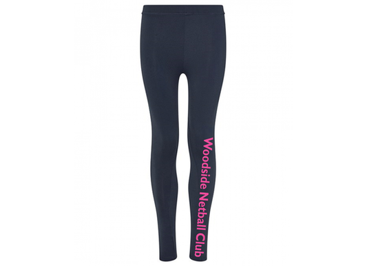 Woodside Netball Club Leggings Navy Adult (JC)