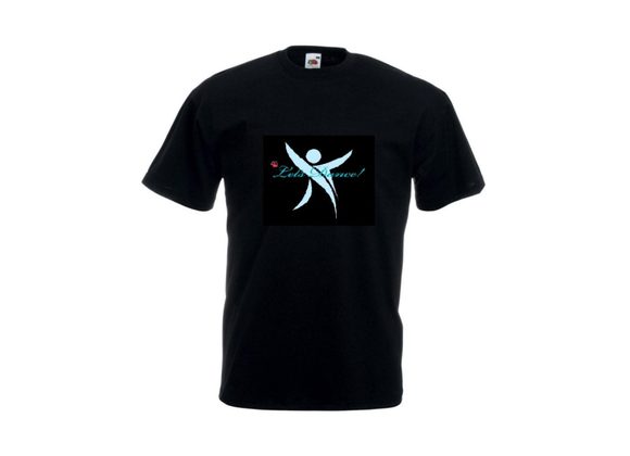 Lets Dance Tee Black Adult (UC)