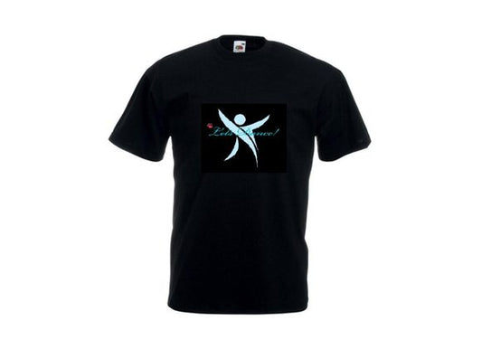 Lets Dance Tee Black Adult (UC)