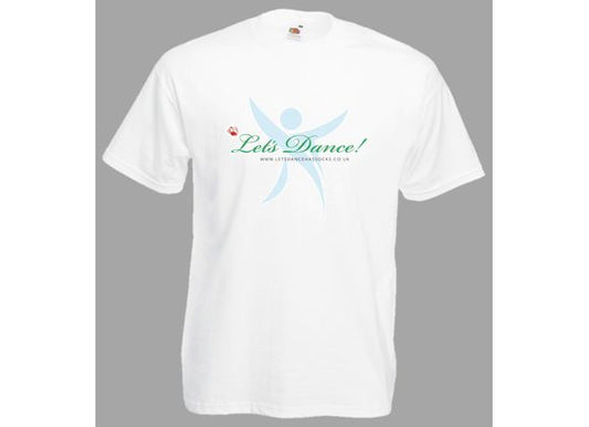Lets Dance Tee White Junior (UC)