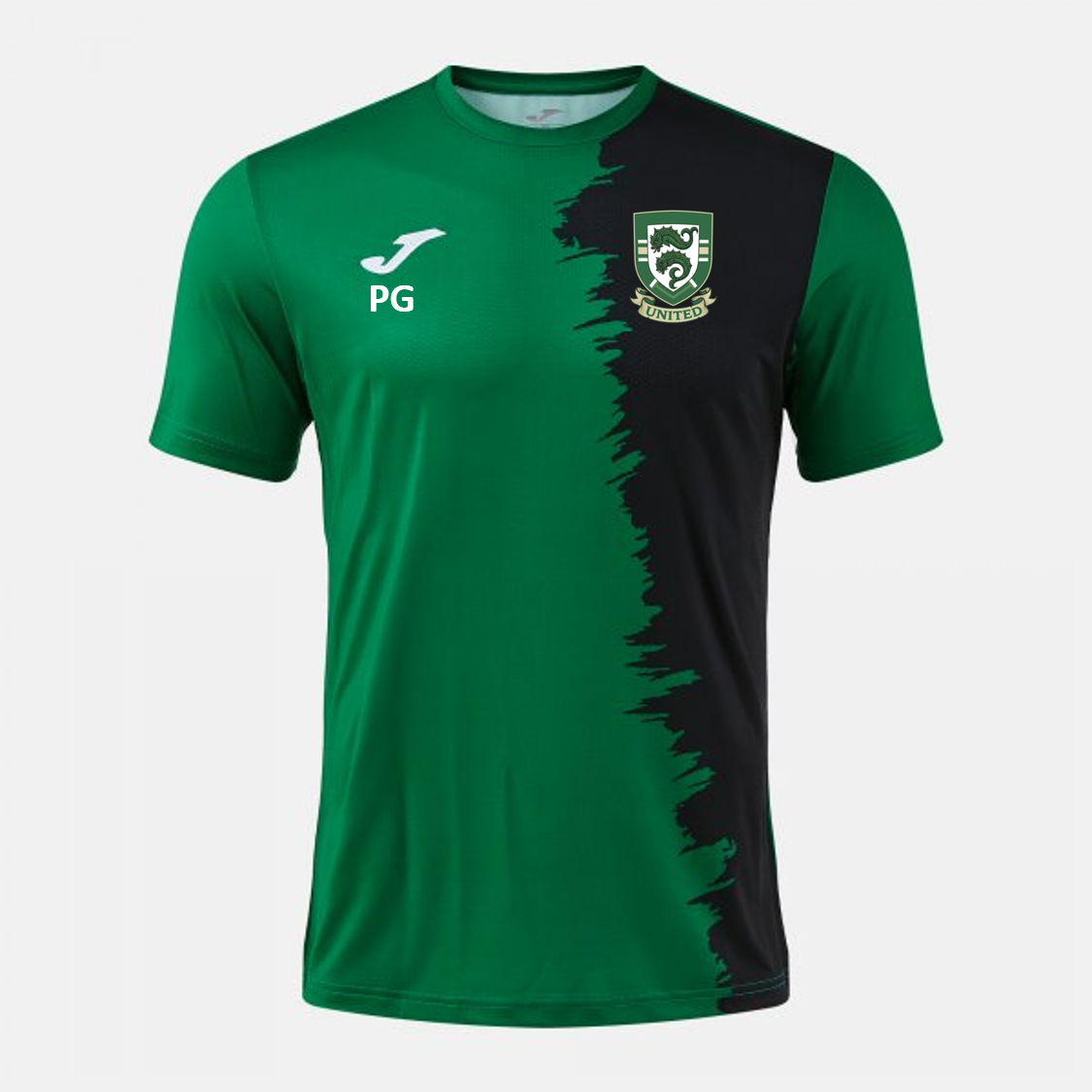 Portslade United Players Match Tee Green/Black Junior (Picasho)