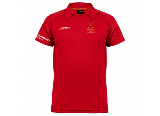 Mid Sussex Hockey Home Shirt Red MENS TEAM (Axis 750)