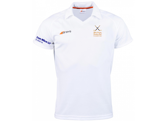 Mid Sussex Hockey Away Shirt White MENS TEAM (Axis 750)