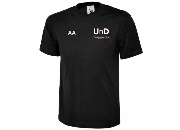 Up'n'Downs Trampoline Club National Tee Black Junior (UC)