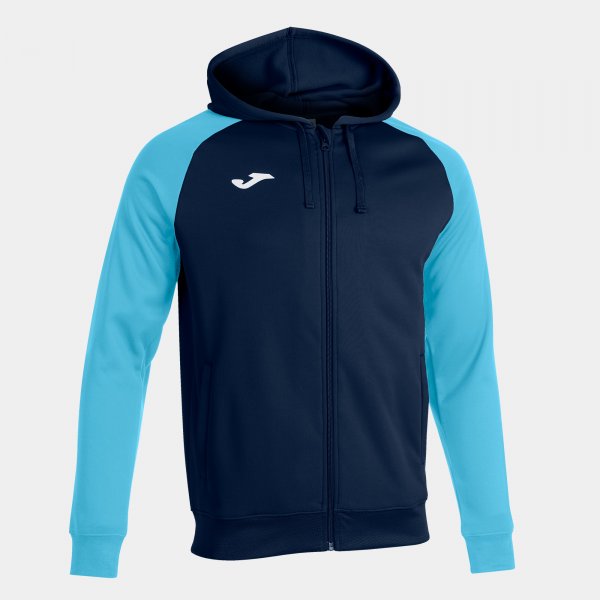 Joma Academy 4 Hoodie Navy Sky Blue Junior