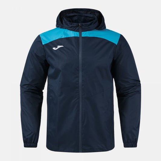 Joma Trivor 2 Rain Jacket Navy Sky Blue Adult