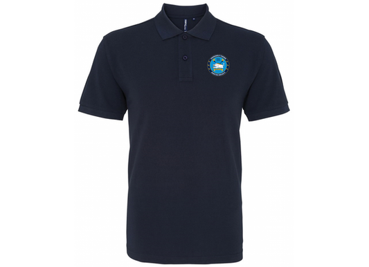 Chiddlingly Parish Bonfire Society Polo Shirt Adult Navy (AQ010)