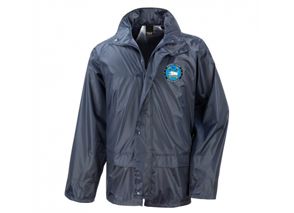 Chiddlingly Parish Bonfire Society Rain Jacket Navy Adult