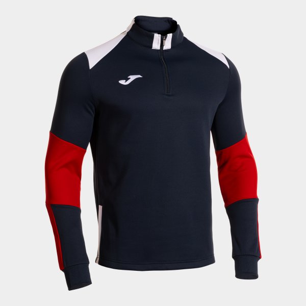 Joma Danubio 4 1/4 Zip Navy Red Adult