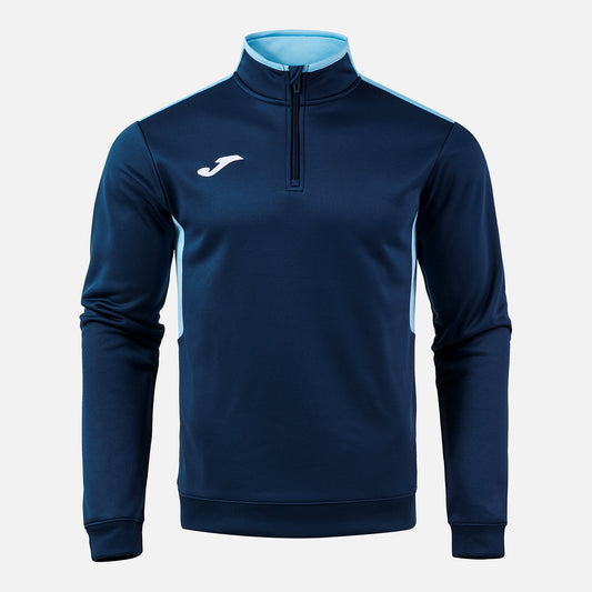 Joma Winner 4 1/4 Zip Navy Sky Blue Adult