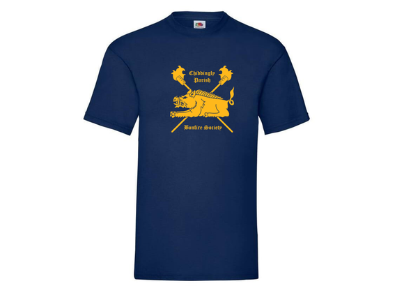 Chiddlingly Parish Bonfire Society Tee Navy