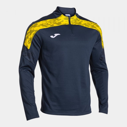 Joma Championship 8 1/4 Zip Navy Yellow Adult